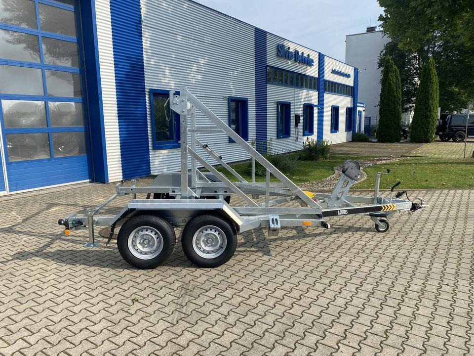 Kabeltrailer Vermietung / Kabelanhänger 2700KG / Nutzlast 2094KG / Kabeltrommel-Anhänger / Glasfaser/ 1 Woche: billede 7