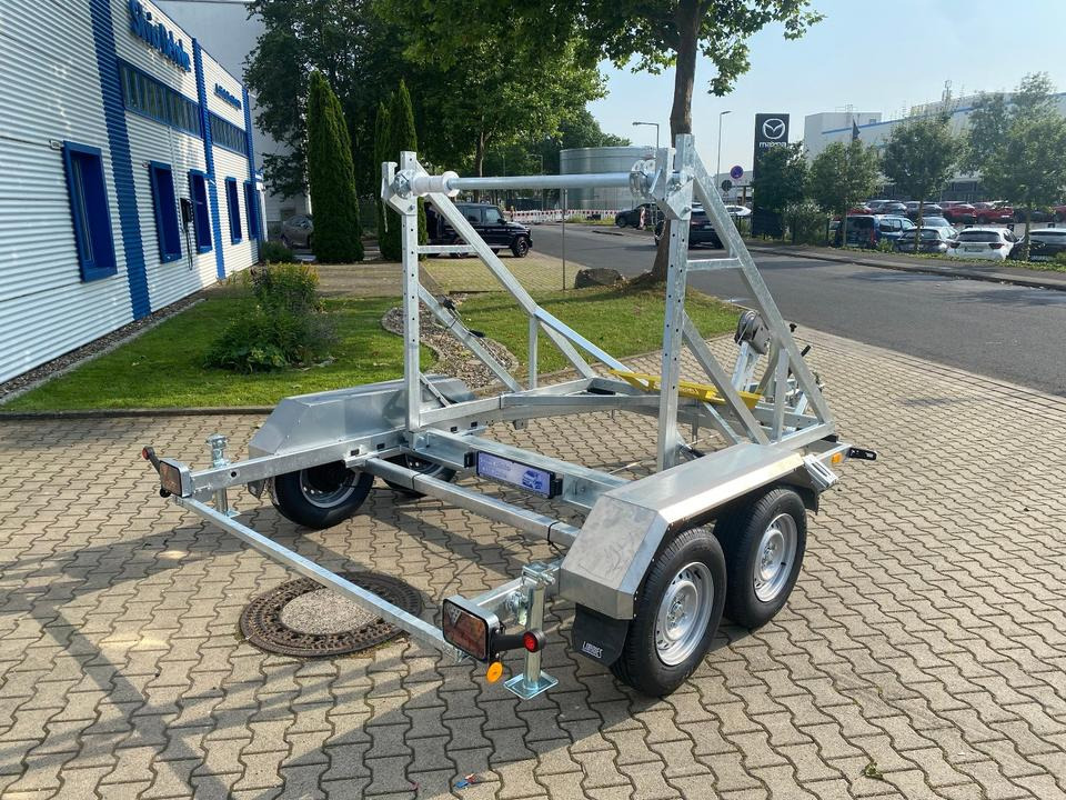 Kabeltrailer Vermietung / Kabelanhänger 2700KG / Nutzlast 2094KG / Kabeltrommel-Anhänger / Glasfaser/ 1 Woche: billede 6