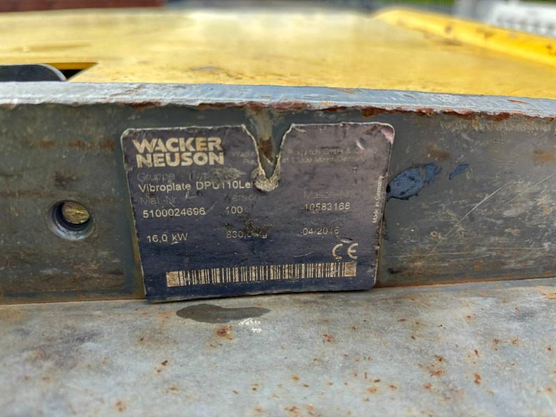WACKER NEUSON DPU110 Lem 970 - Pladevibrator: billede 5 WACKER NEUSON DPU110 Lem 970 - Pladevibrator: billede 5