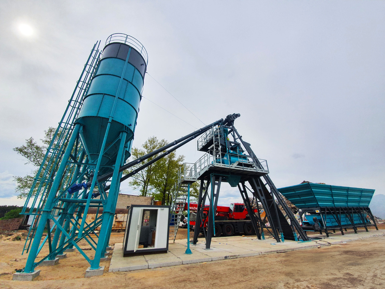 Constmach 100 m³/h Compact Concrete Batching Plant - Betonfabrik: billede 3 Constmach 100 m³/h Compact Concrete Batching Plant - Betonfabrik: billede 3