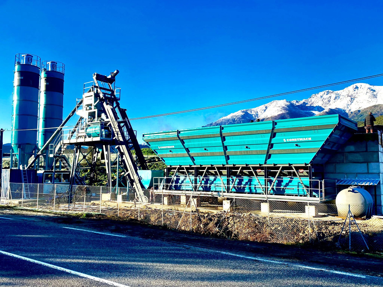 Constmach 100 m³/h Compact Concrete Batching Plant - Betonfabrik: billede 1 Constmach 100 m³/h Compact Concrete Batching Plant - Betonfabrik: billede 1