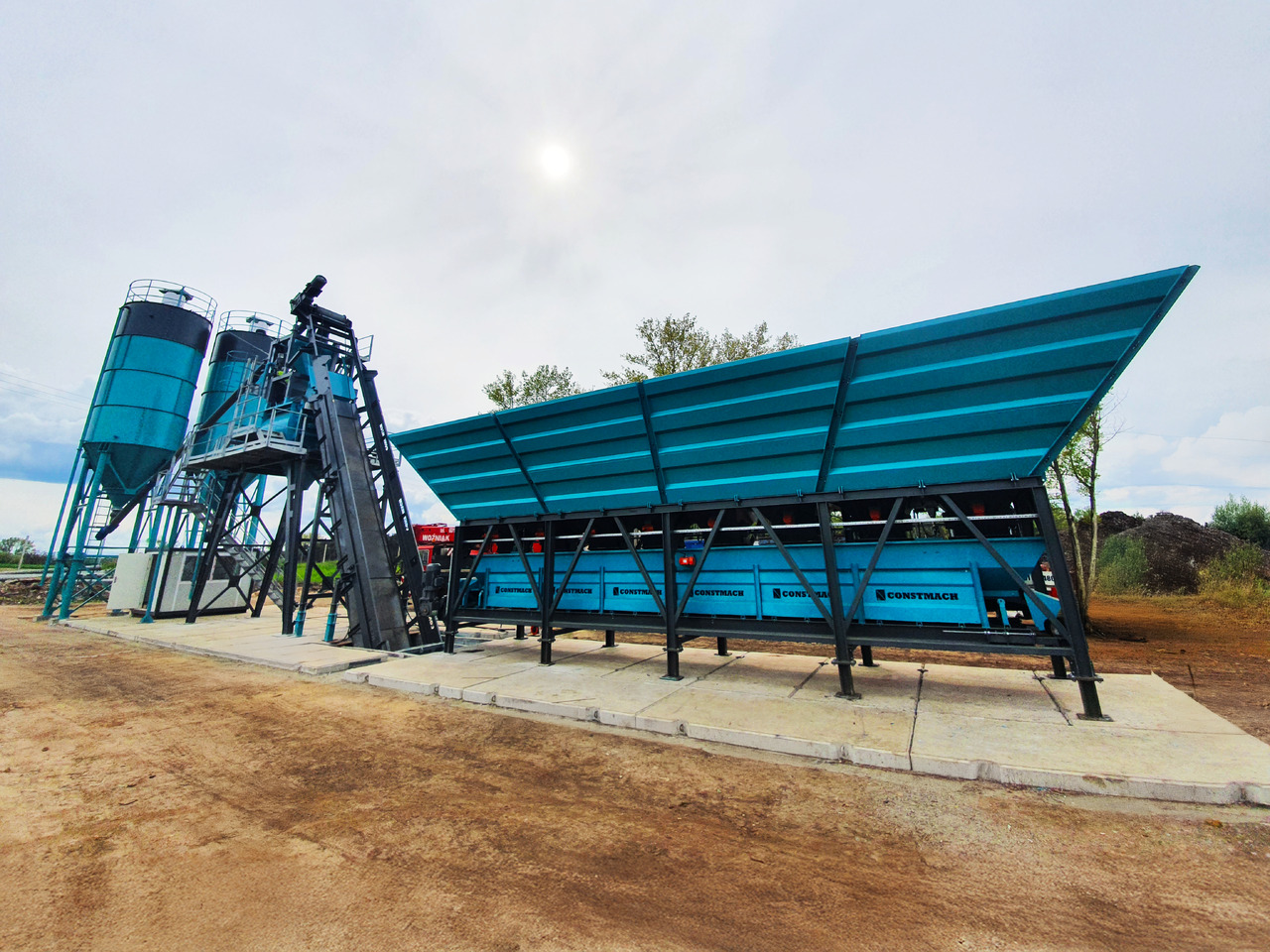 Constmach 100 m³/h Compact Concrete Batching Plant - Betonfabrik: billede 4 Constmach 100 m³/h Compact Concrete Batching Plant - Betonfabrik: billede 4