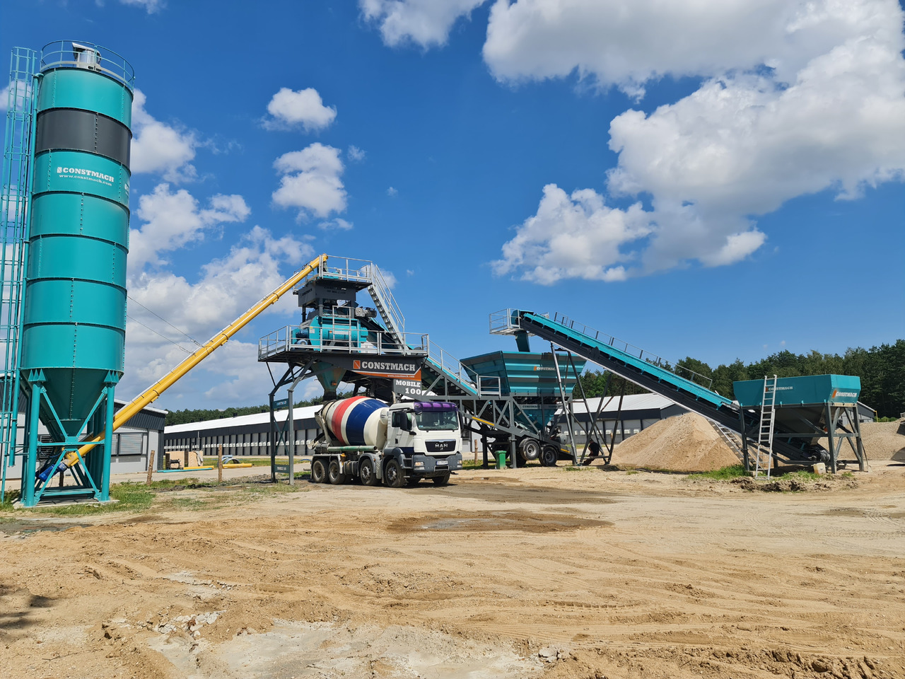 Constmach 100 m³/h Mobile Concrete Batching Plant - Betonfabrik: billede 4 Constmach 100 m³/h Mobile Concrete Batching Plant - Betonfabrik: billede 4