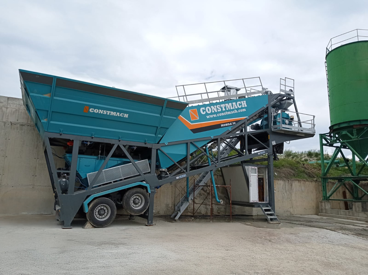 Constmach 30 m³/h Mobile Concrete Batching Plant - Betonfabrik: billede 2 Constmach 30 m³/h Mobile Concrete Batching Plant - Betonfabrik: billede 2