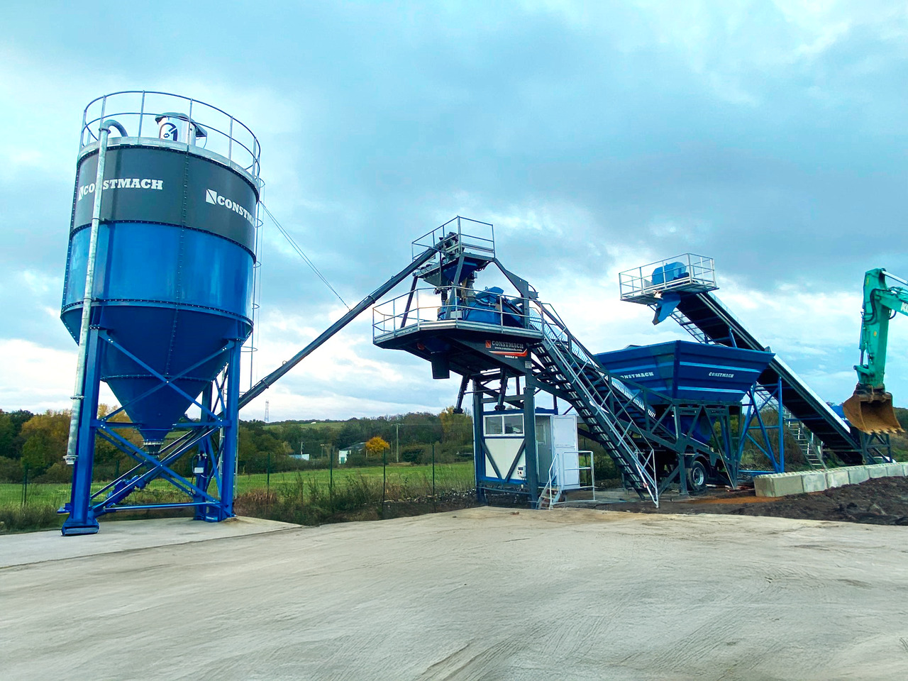 Constmach 30 m³/h Mobile Concrete Batching Plant - Betonfabrik: billede 1 Constmach 30 m³/h Mobile Concrete Batching Plant - Betonfabrik: billede 1