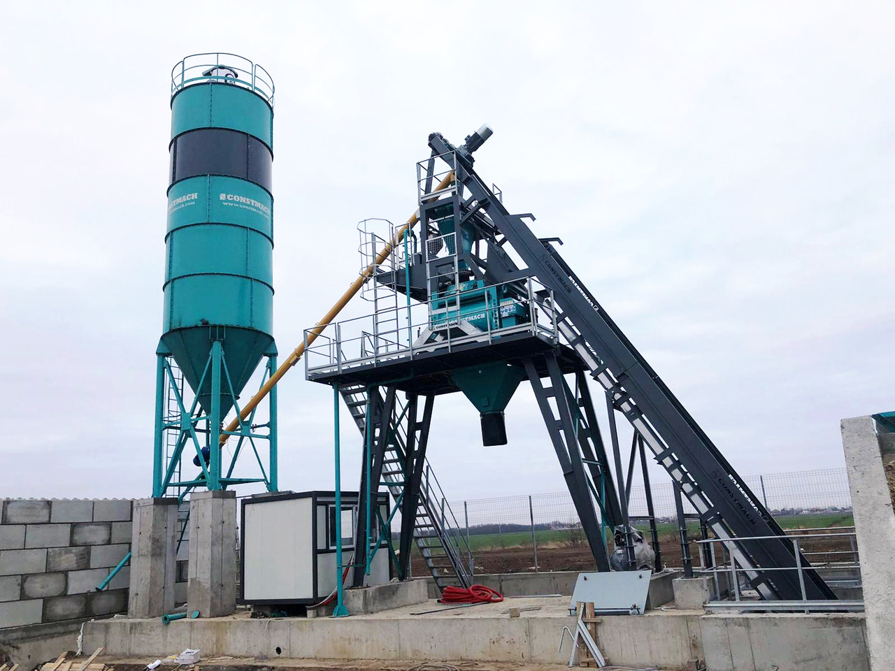 Constmach 60 m³/h Compact Concrete Batching Plant - Betonfabrik: billede 3 Constmach 60 m³/h Compact Concrete Batching Plant - Betonfabrik: billede 3