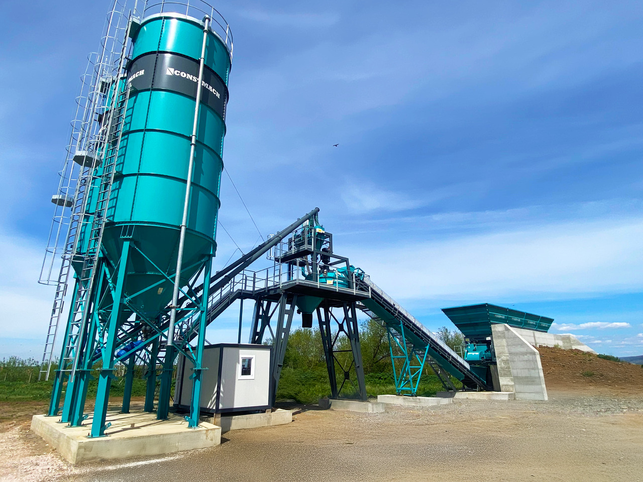 Constmach 60 m³/h Compact Concrete Batching Plant With Band - Betonfabrik: billede 5 Constmach 60 m³/h Compact Concrete Batching Plant With Band - Betonfabrik: billede 5