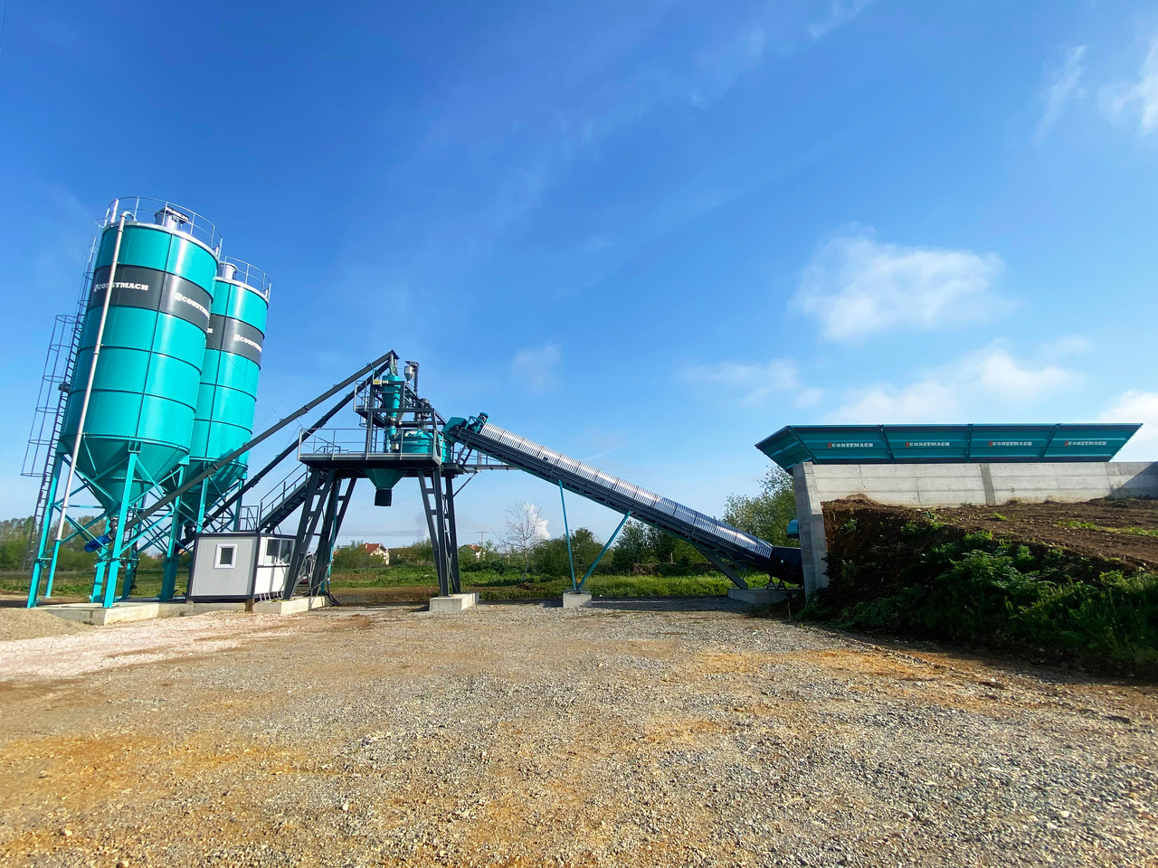 Constmach 60 m³/h Compact Concrete Batching Plant With Band - Betonfabrik: billede 4 Constmach 60 m³/h Compact Concrete Batching Plant With Band - Betonfabrik: billede 4