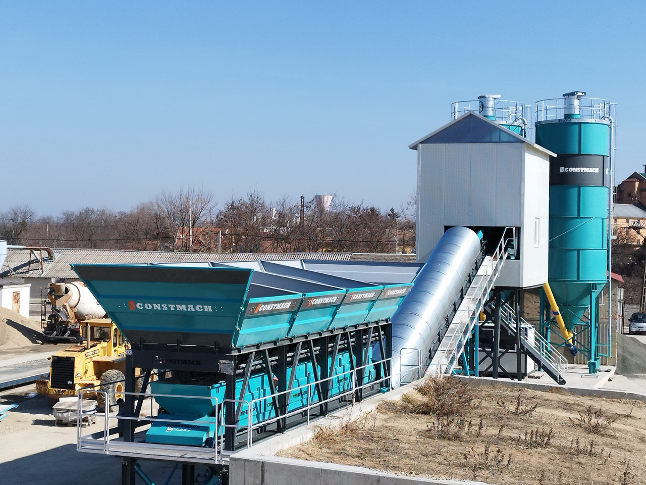 Constmach 60 m³/h Compact Concrete Batching Plant With Band - Betonfabrik: billede 2 Constmach 60 m³/h Compact Concrete Batching Plant With Band - Betonfabrik: billede 2