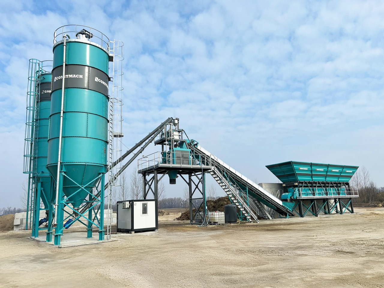 Constmach 60 m³/h Compact Concrete Batching Plant With Band - Betonfabrik: billede 3 Constmach 60 m³/h Compact Concrete Batching Plant With Band - Betonfabrik: billede 3