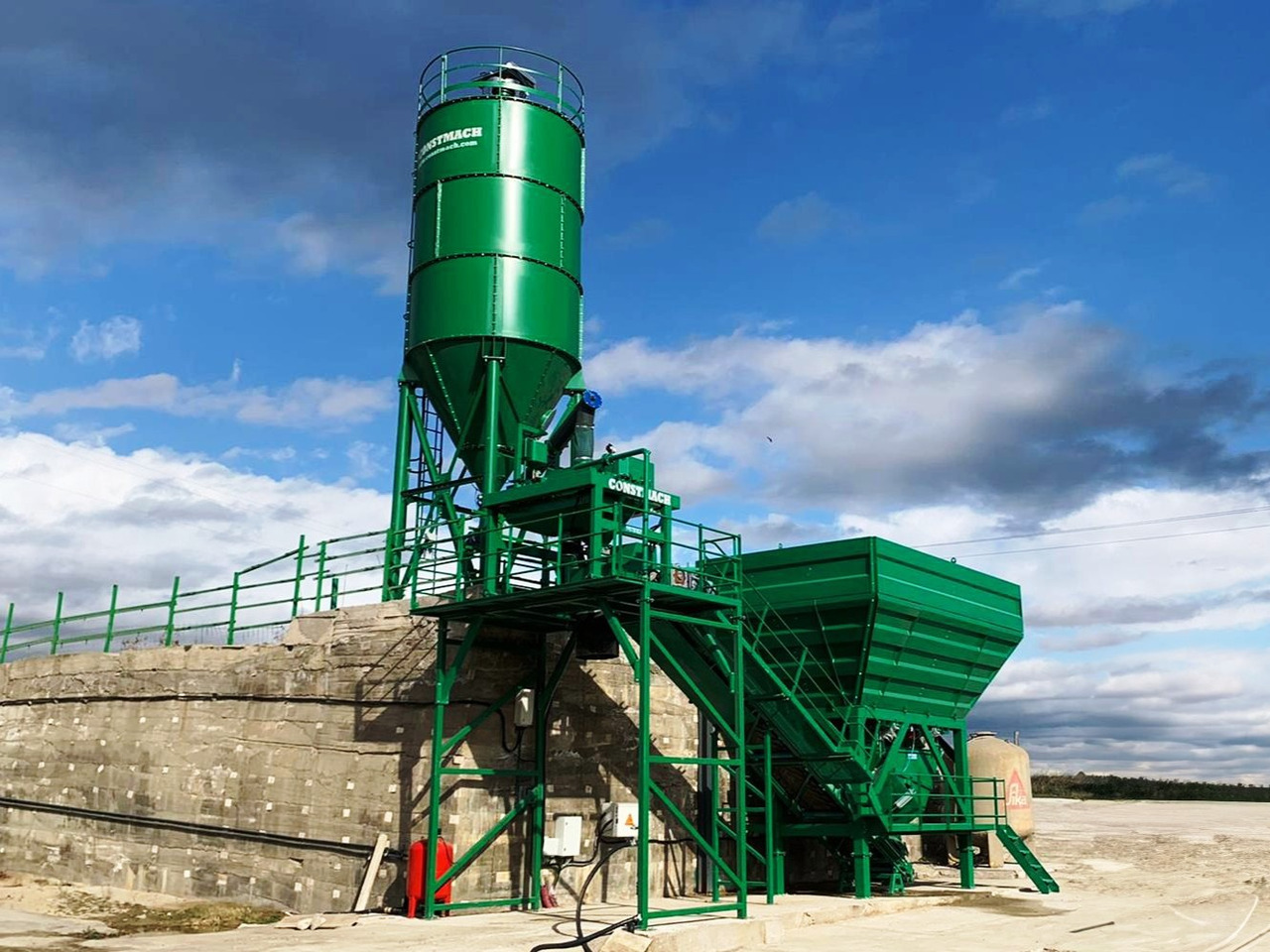 Constmach 60 m³/h Dry Type Concrete Batching Plant - Betonfabrik: billede 2 Constmach 60 m³/h Dry Type Concrete Batching Plant - Betonfabrik: billede 2