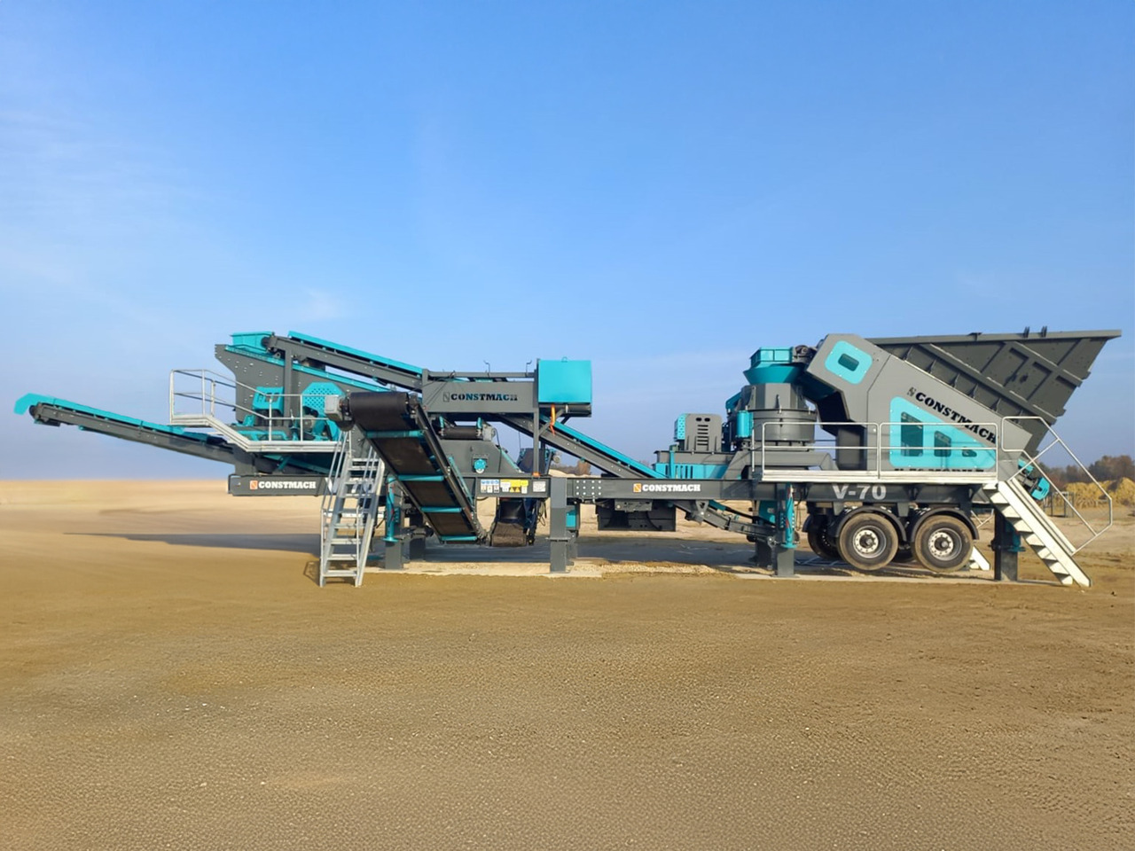 Constmach Concasseur À Impact À Axe Vertical Mobile D'une Capacité De 100 À 150 Tonnes - Mobil knuser: billede 5 Constmach Concasseur À Impact À Axe Vertical Mobile D'une Capacité De 100 À 150 Tonnes - Mobil knuser: billede 5