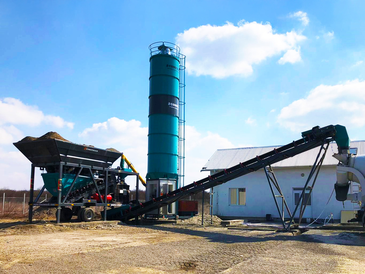 Constmach Small Mobile Concrete Batching Plant 45 m³/h - Betonfabrik: billede 4 Constmach Small Mobile Concrete Batching Plant 45 m³/h - Betonfabrik: billede 4