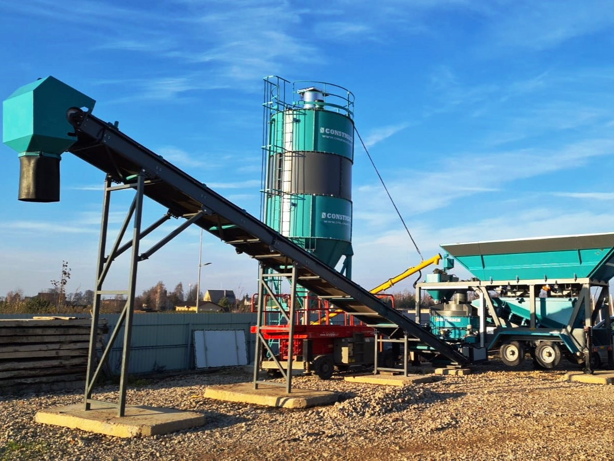 Constmach Small Mobile Concrete Batching Plant 45 m³/h - Betonfabrik: billede 3 Constmach Small Mobile Concrete Batching Plant 45 m³/h - Betonfabrik: billede 3