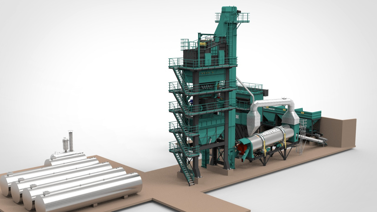 Constmach Stationary Asphalt Plant Delivered in Stock 2 Year Warranty - Asfaltanlæg: billede 3 Constmach Stationary Asphalt Plant Delivered in Stock 2 Year Warranty - Asfaltanlæg: billede 3