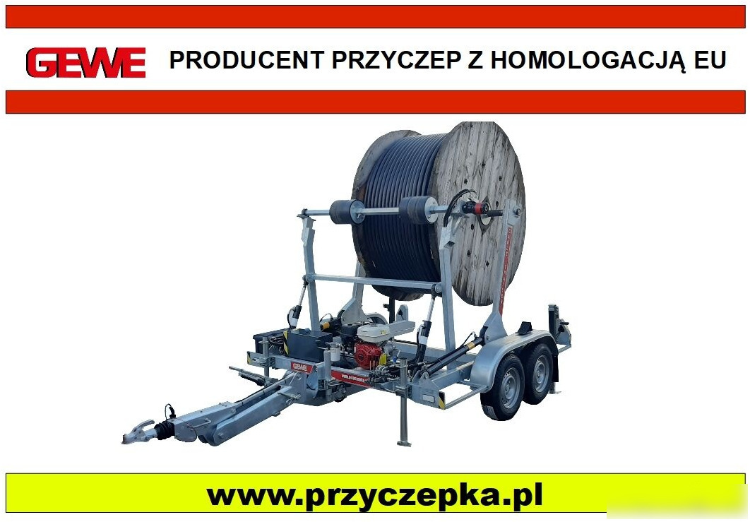 Gewe Hydrauliczna P3500 D/4H - Kabeltrailer: billede 1 Gewe Hydrauliczna P3500 D/4H - Kabeltrailer: billede 1