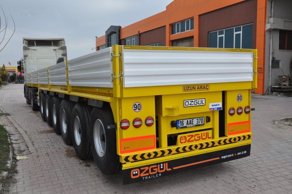 Ny Åben sættevogn Özgül 6 AXLE PLATFORM SEMI TRAILER: billede 8