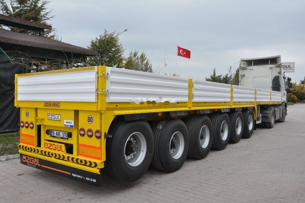 Ny Åben sættevogn Özgül 6 AXLE PLATFORM SEMI TRAILER: billede 7