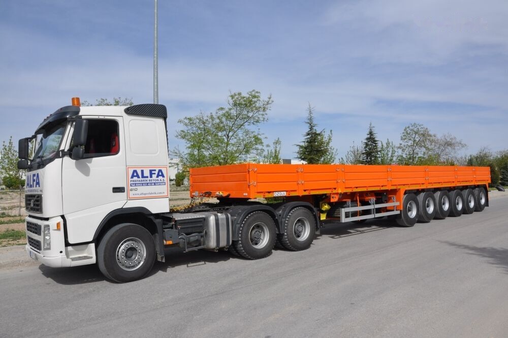 Ny Åben sættevogn Özgül 6 AXLE PLATFORM SEMI TRAILER: billede 9
