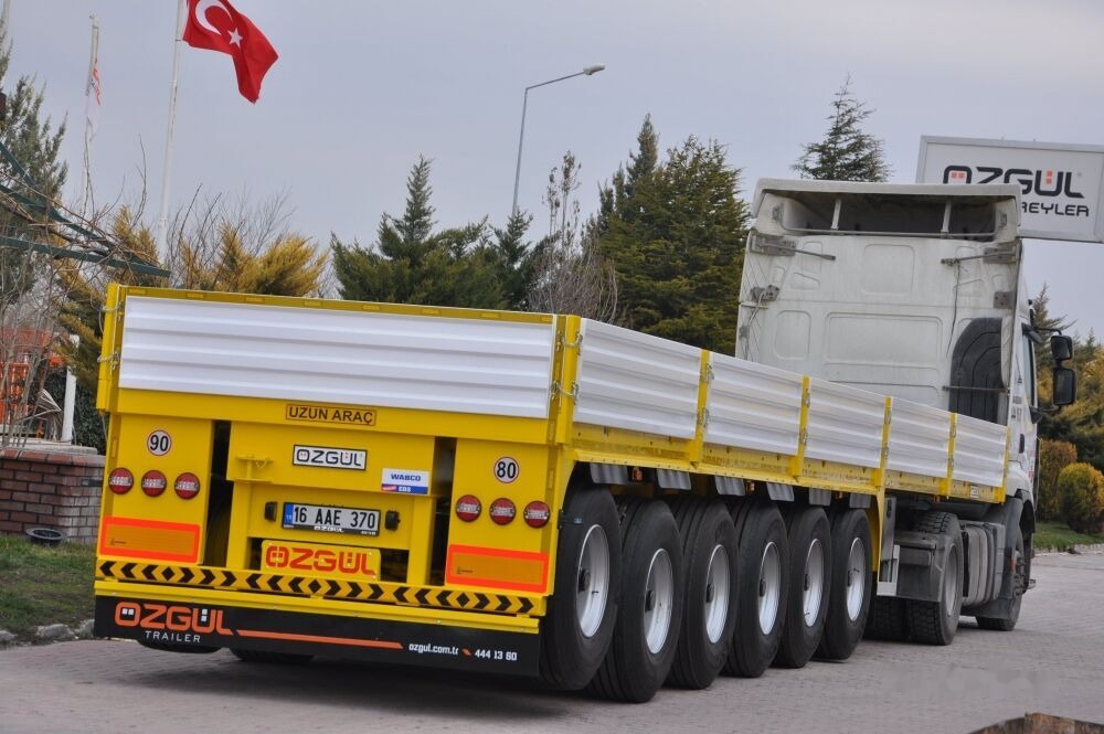 Ny Åben sættevogn Özgül 6 AXLE PLATFORM SEMI TRAILER: billede 6
