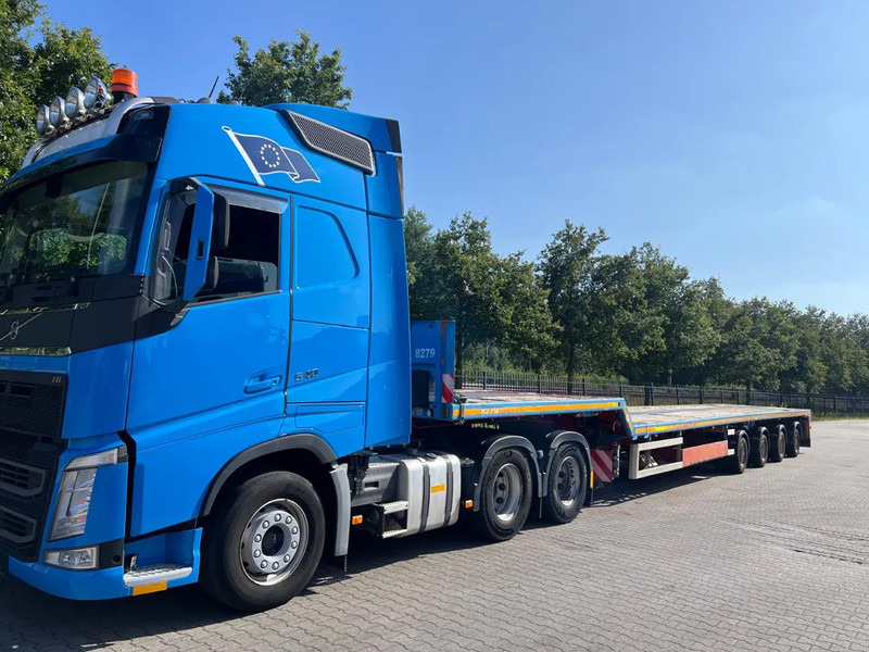 Faymonville SPZ-4AAX Double Extendable Semi Low Loader - Nedbygget platform sættevogn: billede 1 Faymonville SPZ-4AAX Double Extendable Semi Low Loader - Nedbygget platform sættevogn: billede 1