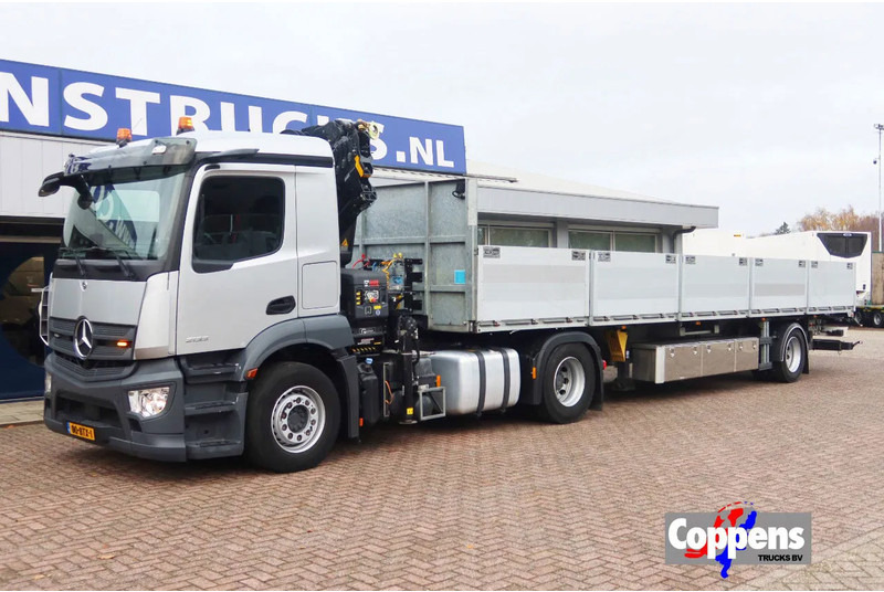 Mercedes-Benz Actros 2133 L Trekker + Hiab Kraan met City Trailer: OT-92-VD - Lastbil med kran: billede 1 Mercedes-Benz Actros 2133 L Trekker + Hiab Kraan met City Trailer: OT-92-VD - Lastbil med kran: billede 1