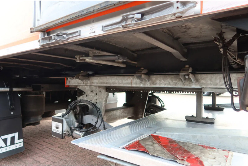 Varevogn sættevogn SYSTEM TRAILERS LPRS 18. 2 asser gesloten  + stuuras en klep Dhollandia 2000 KG Daytona Grey: billede 6
