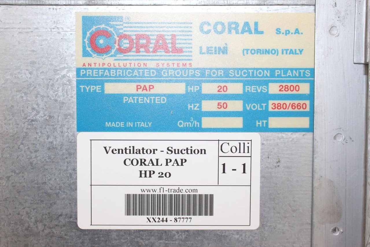 Coral PAP HP20 - HVAC-udstyr: billede 3 Coral PAP HP20 - HVAC-udstyr: billede 3