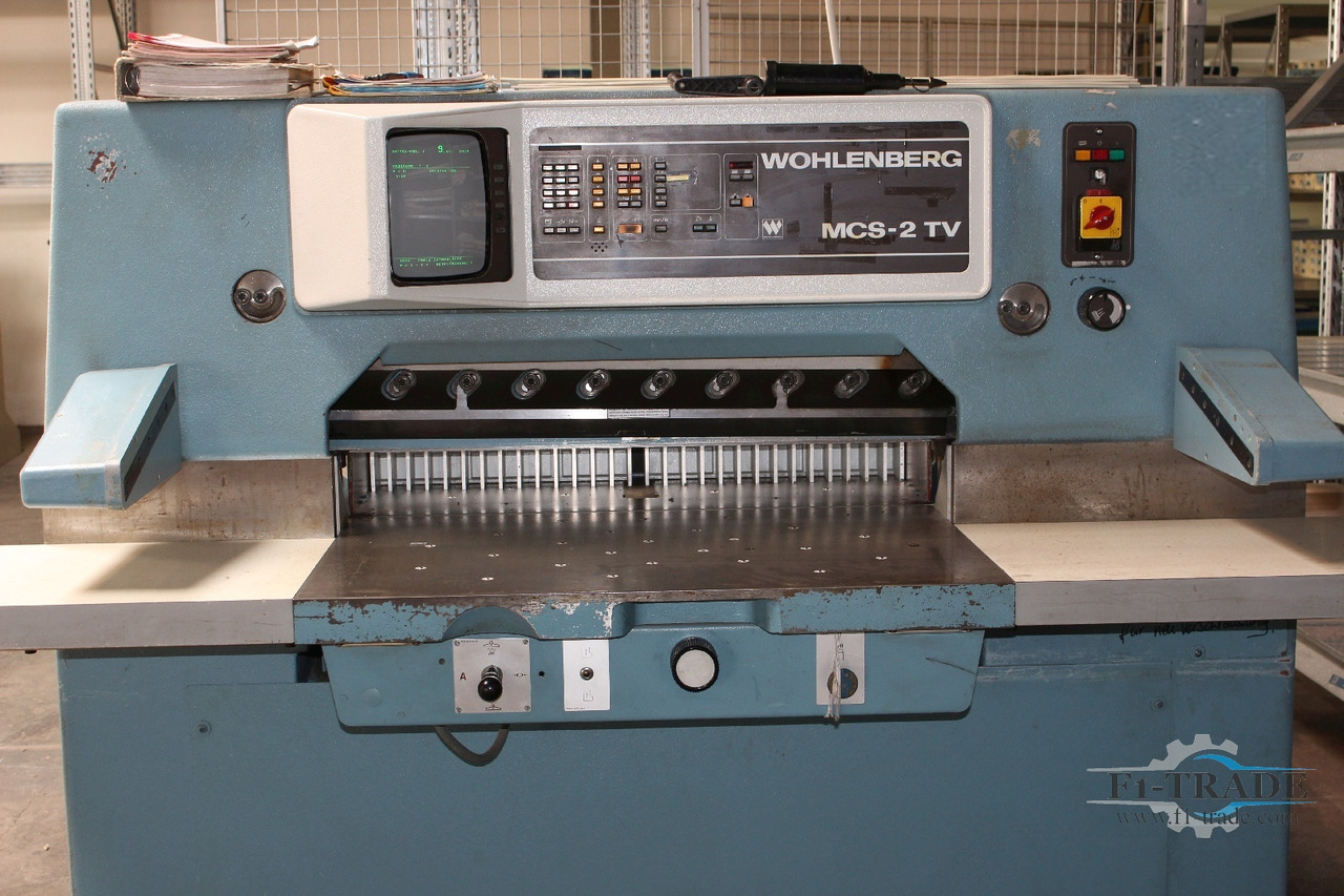 Wohlenberg 92 MCS-TV - Papir skæremaskine: billede 2 Wohlenberg 92 MCS-TV - Papir skæremaskine: billede 2