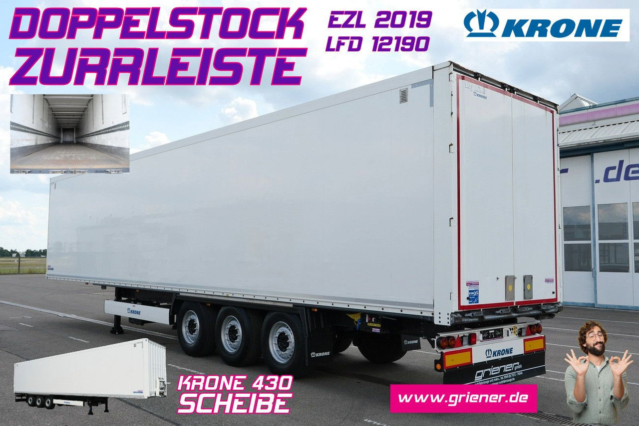 Krone SD 27/ DOPPELSTOCK / ZURRLEISTE / TOP /mehrfach - Varevogn sættevogn: billede 1 Krone SD 27/ DOPPELSTOCK / ZURRLEISTE / TOP /mehrfach - Varevogn sættevogn: billede 1