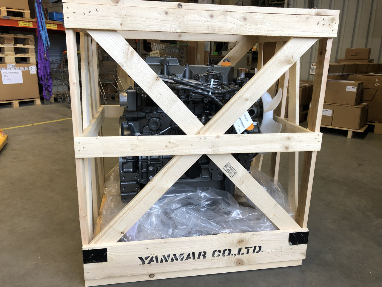 Yanmar 4TNV98 50,7kW/2500rpm - Motor for Entreprenørmaskin: billede 2 Yanmar 4TNV98 50,7kW/2500rpm - Motor for Entreprenørmaskin: billede 2
