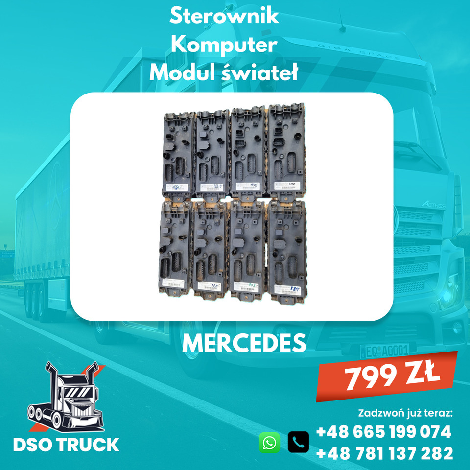 Reservedel Sterownik Komputer Modul swiatel mercedes mp A0004467861 A0004466961 A0004: billede 1