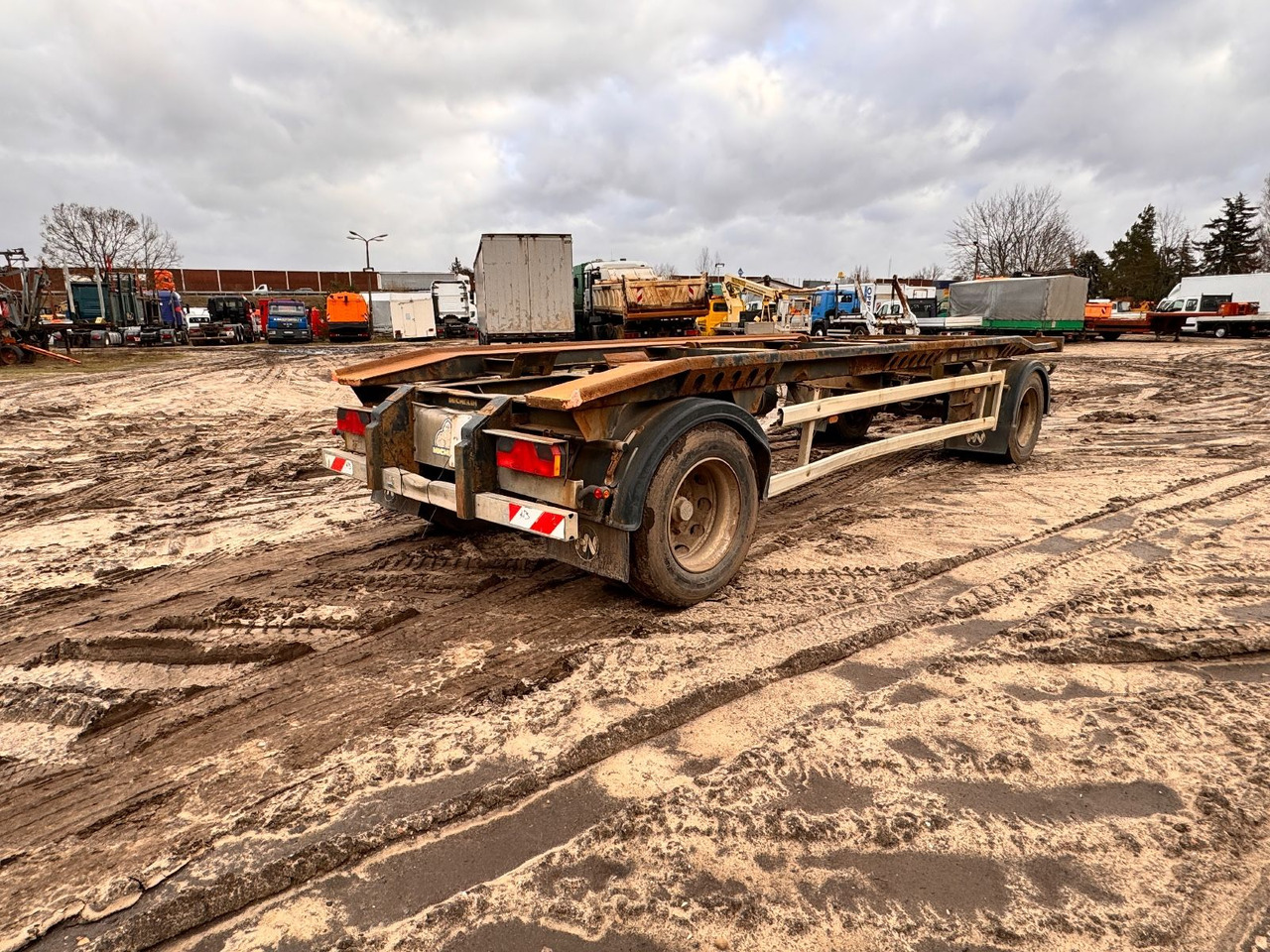 Hüffermann HAR 1870 L Schlitten - Abrollanhänger - Kroghejsvogn/ Skip loader anhænger: billede 5 Hüffermann HAR 1870 L Schlitten - Abrollanhänger - Kroghejsvogn/ Skip loader anhænger: billede 5
