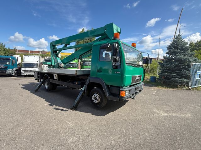 MAN 8.163 Hubarbeitsbühne - Lastbil med mandskabslift: billede 1 MAN 8.163 Hubarbeitsbühne - Lastbil med mandskabslift: billede 1