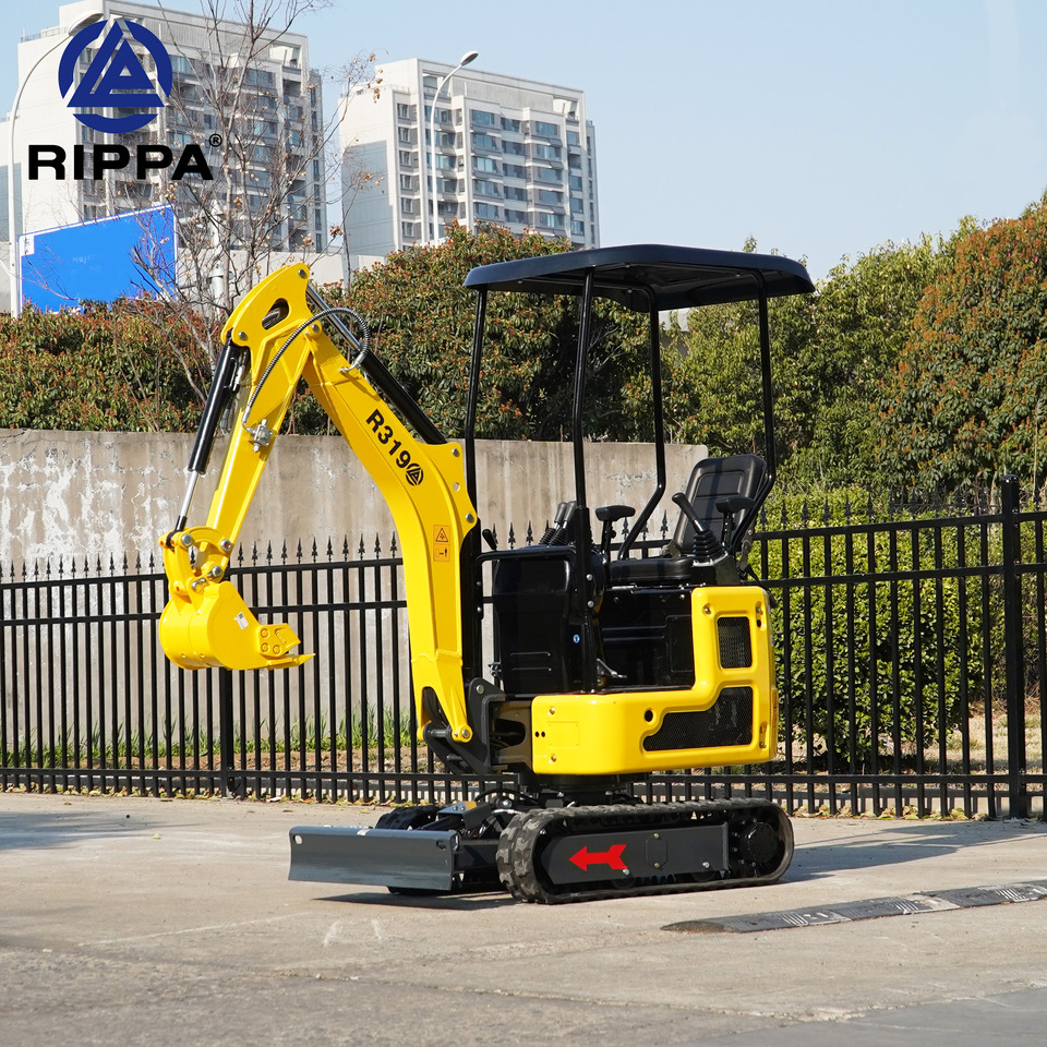 Rippa R319 Pilot Control|Kubota Engine|Euro 5|CE|Telescopic chassis|Lateral swing mini excavator - Minigravemaskine: billede 1 Rippa R319 Pilot Control|Kubota Engine|Euro 5|CE|Telescopic chassis|Lateral swing mini excavator - Minigravemaskine: billede 1