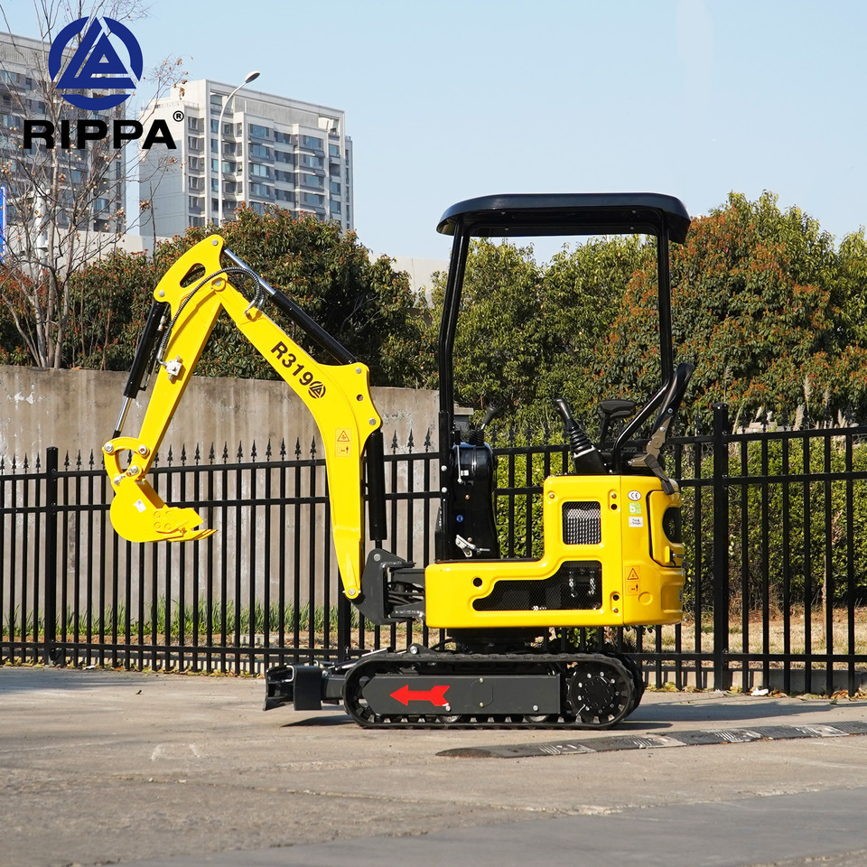 Rippa R319 Pilot Control|Kubota Engine|Euro 5|CE|Telescopic chassis|Lateral swing mini excavator - Minigravemaskine: billede 2 Rippa R319 Pilot Control|Kubota Engine|Euro 5|CE|Telescopic chassis|Lateral swing mini excavator - Minigravemaskine: billede 2