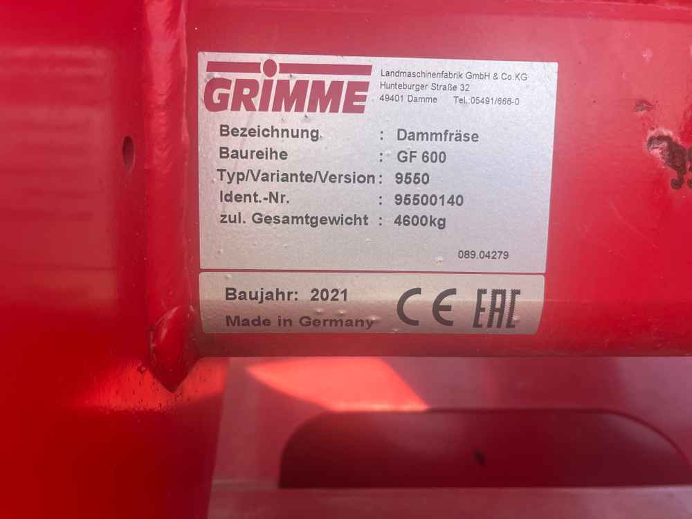 Grimme GF 600 - Kartoffelmaskine: billede 2 Grimme GF 600 - Kartoffelmaskine: billede 2