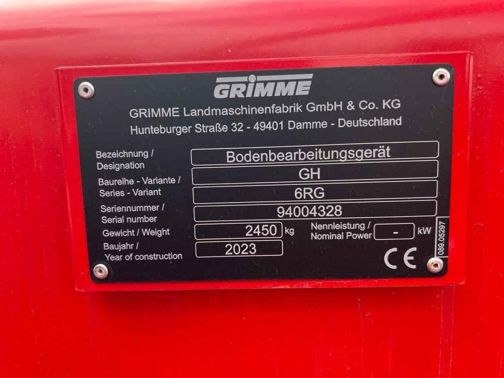 Grimme GH 6 - Kultivator: billede 2 Grimme GH 6 - Kultivator: billede 2