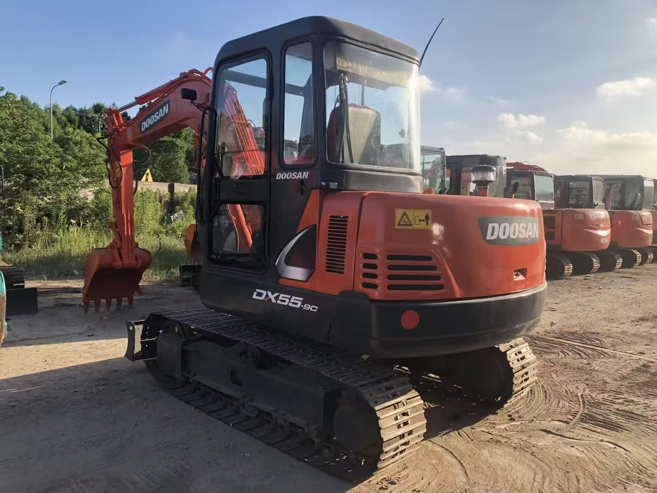 Doosan DX55 - Bæltegravemaskine: billede 4 Doosan DX55 - Bæltegravemaskine: billede 4