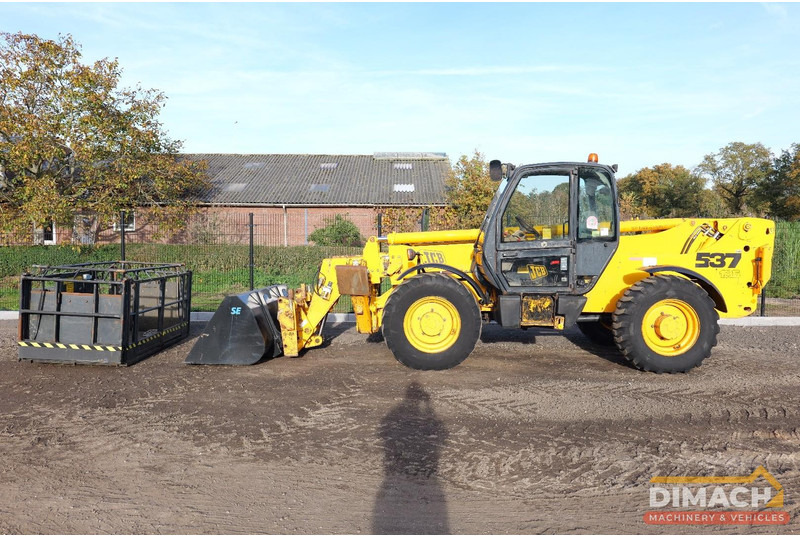 JCB 537 135 JCB verreiker met werkbak op afstandsbediening + nieuwe bak en palletvorken. TOP!! - Teleskop truck: billede 1 JCB 537 135 JCB verreiker met werkbak op afstandsbediening + nieuwe bak en palletvorken. TOP!! - Teleskop truck: billede 1