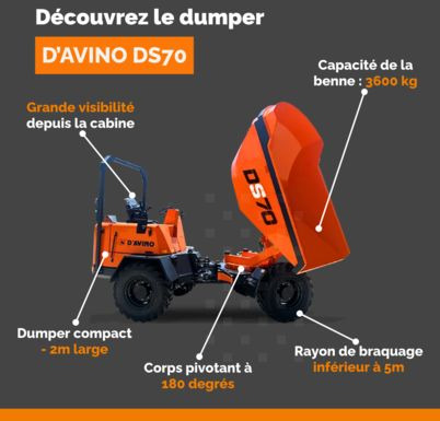 D'Avino DS70 - Mini Tipvogn: billede 4 D'Avino DS70 - Mini Tipvogn: billede 4