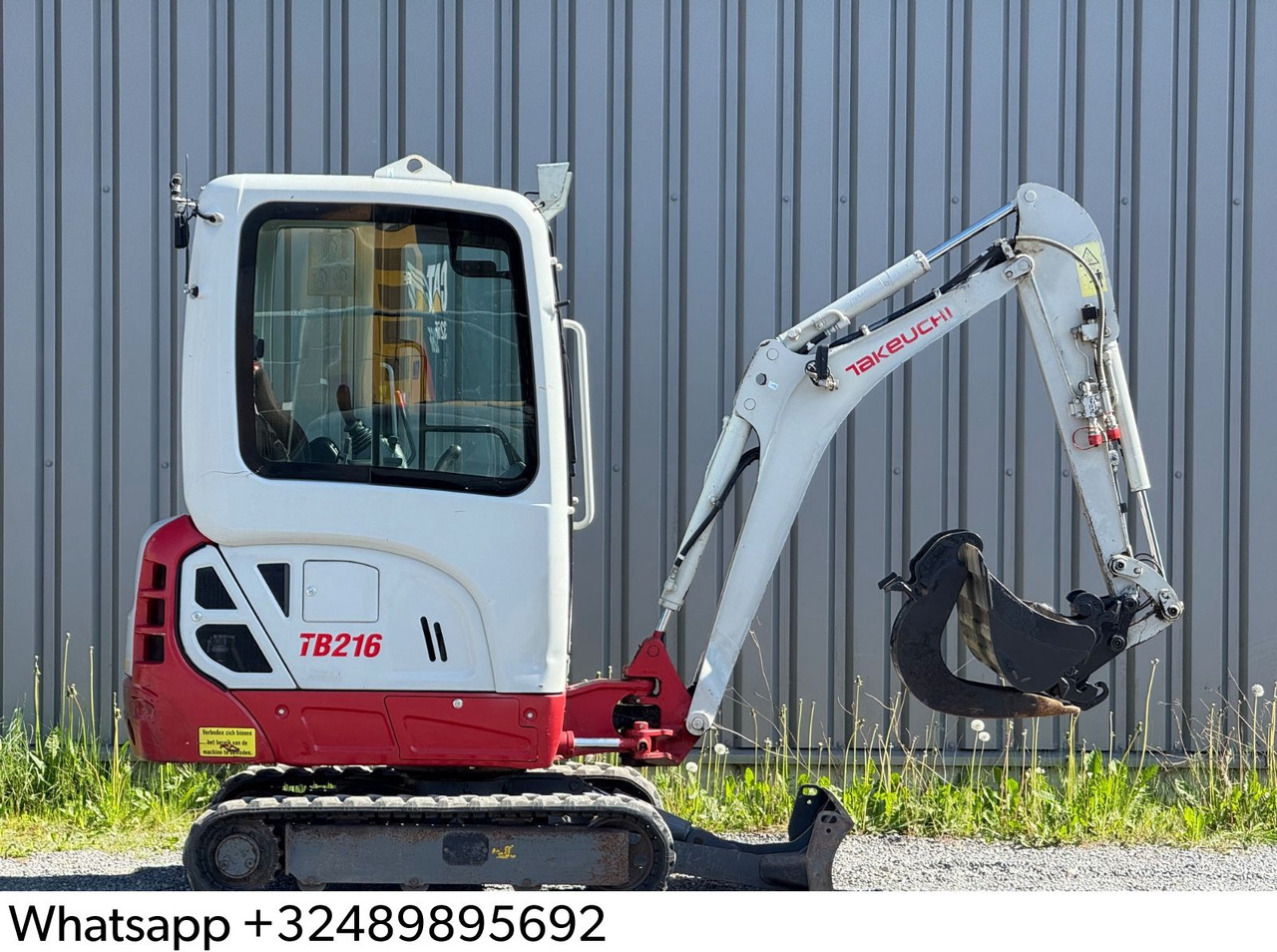 Takeuchi TB216 - Minigravemaskine: billede 1 Takeuchi TB216 - Minigravemaskine: billede 1