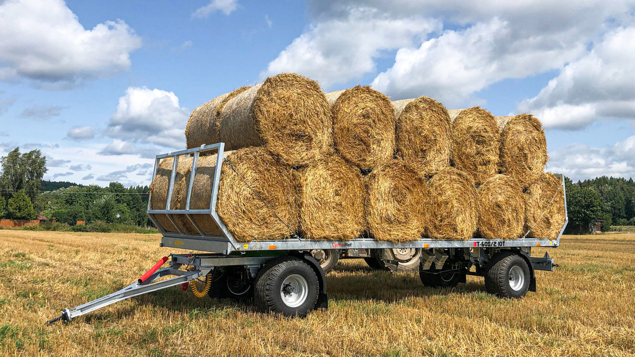 Cynkomet Ballentransportwagen / Bale platform / Remorque pour balles / Rimorchio per balle / Przyczepa do przewozu bel - Landbrugs anhænger platform: billede 2 Cynkomet Ballentransportwagen / Bale platform / Remorque pour balles / Rimorchio per balle / Przyczepa do przewozu bel - Landbrugs anhænger platform: billede 2