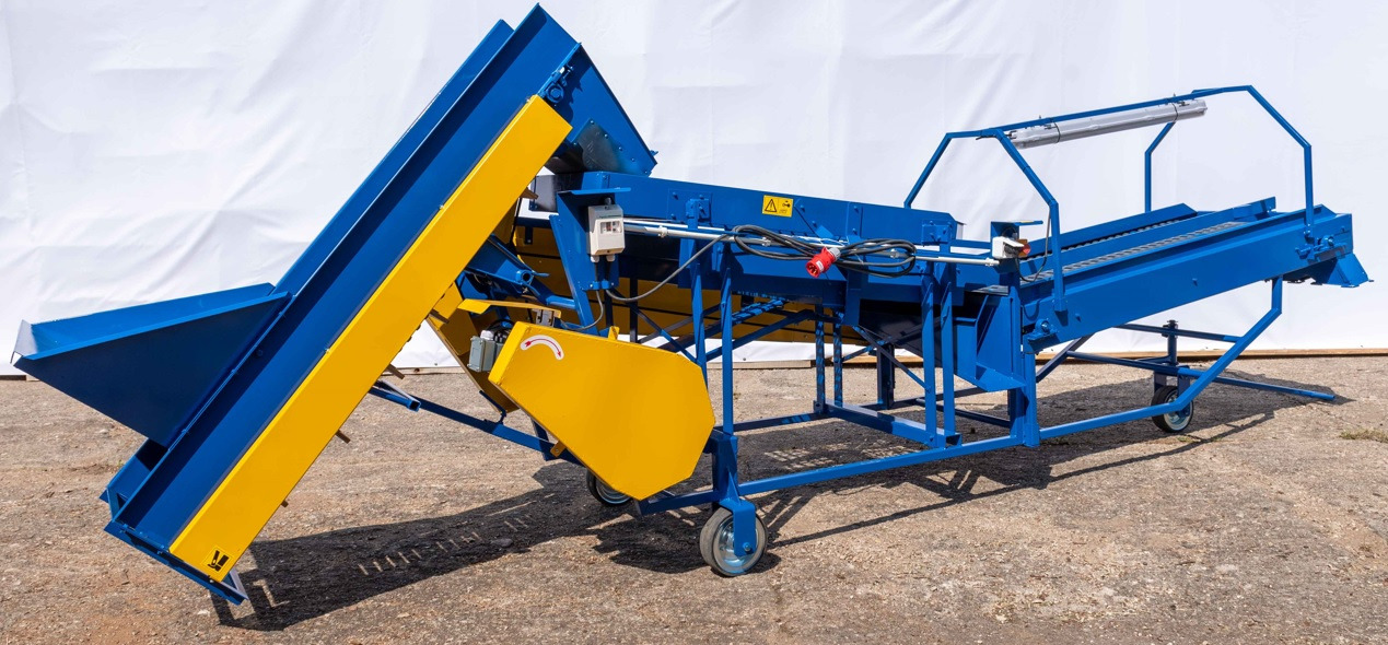 ROLMET Kartoffelsortierer / Potato sorting machine / Trieuse de pomme de terre / Selezionatrice per patate / Clasificador de patatas / Картофелесортировочная машина / Sortownik do ziemniaków M614/2 - Kartoffelmaskine: billede 1 ROLMET Kartoffelsortierer / Potato sorting machine / Trieuse de pomme de terre / Selezionatrice per patate / Clasificador de patatas / Картофелесортировочная машина / Sortownik do ziemniaków M614/2 - Kartoffelmaskine: billede 1