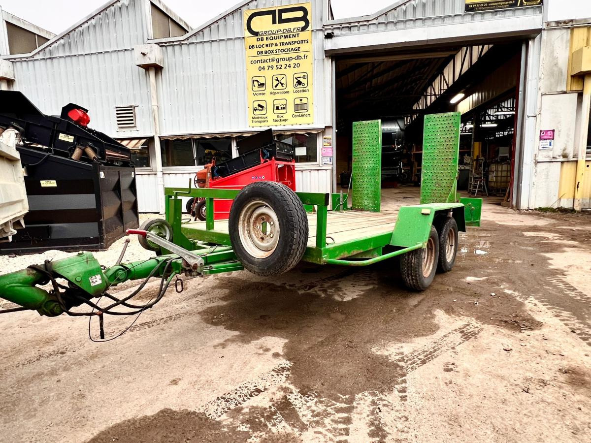 Bouveret R23200 REMORQUE PORTE ENGIN 2 ESSIEUX 3,2T - Nedbygget platform påhængsvogn: billede 1 Bouveret R23200 REMORQUE PORTE ENGIN 2 ESSIEUX 3,2T - Nedbygget platform påhængsvogn: billede 1