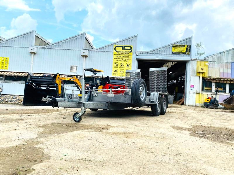 MECANOREM Remorque porte engins 2T - Maskintrailer: billede 1 MECANOREM Remorque porte engins 2T - Maskintrailer: billede 1