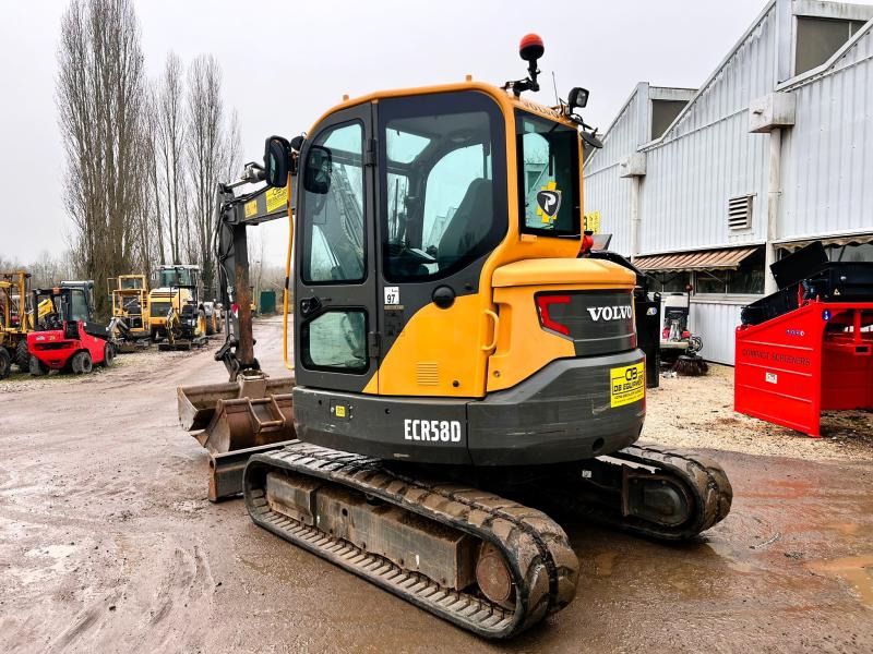 Volvo ECR58D Mini-pelle à chenille 6T - Minigravemaskine: billede 3 Volvo ECR58D Mini-pelle à chenille 6T - Minigravemaskine: billede 3