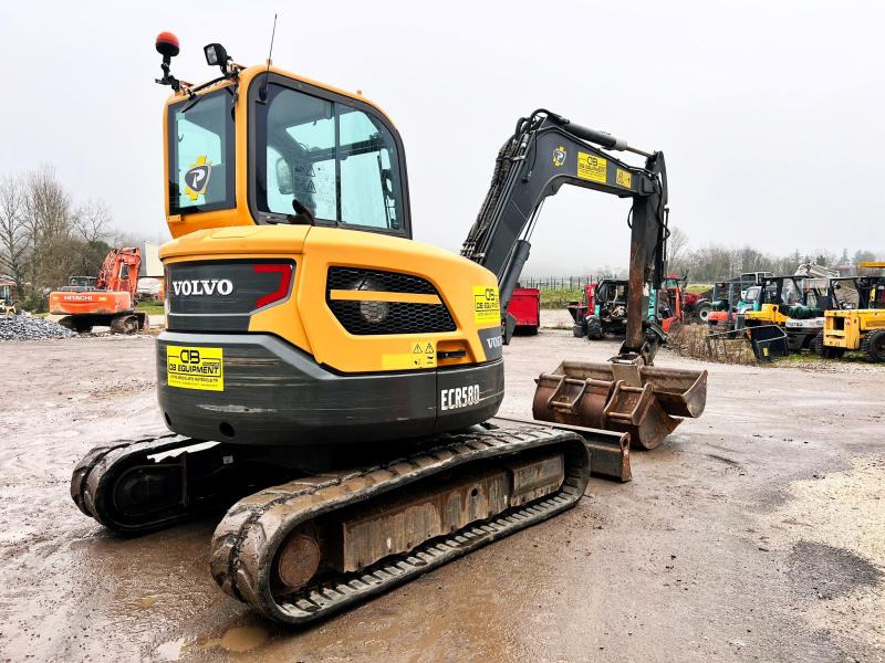 Volvo ECR58D Mini-pelle à chenille 6T - Minigravemaskine: billede 5 Volvo ECR58D Mini-pelle à chenille 6T - Minigravemaskine: billede 5