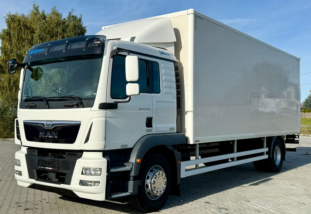 MAN TGM 18.290 / KONTENER / WINDA / 18 PALET / SYPIALKA / AUTOMAT / EURO 6 / 9 260 KG ŁADOWNOŚCI - Lastbil varevogn: billede 2 MAN TGM 18.290 / KONTENER / WINDA / 18 PALET / SYPIALKA / AUTOMAT / EURO 6 / 9 260 KG ŁADOWNOŚCI - Lastbil varevogn: billede 2