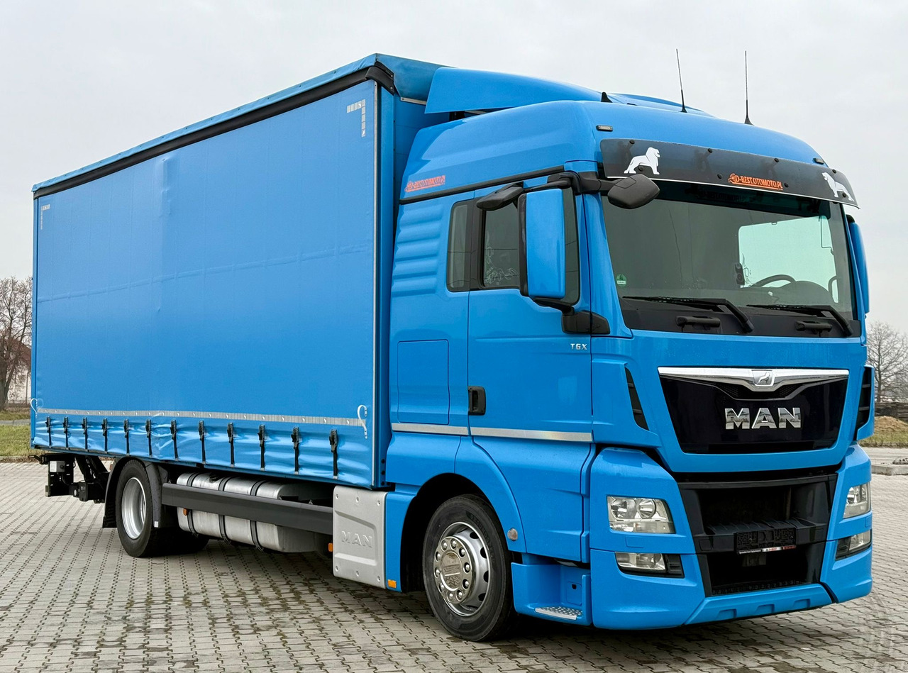 MAN TGX 18.360 / FIRANKA / WINDA / AUTOMAT / NOWE OPONY / EURO 6 / SYPIALKA / SPROWADZONY - Lastbil med presenning: billede 1 MAN TGX 18.360 / FIRANKA / WINDA / AUTOMAT / NOWE OPONY / EURO 6 / SYPIALKA / SPROWADZONY - Lastbil med presenning: billede 1